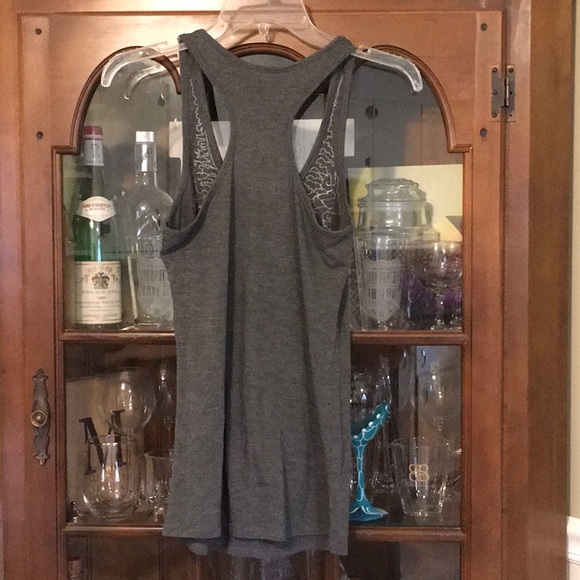 Gold and Silver Decree Halter Tank Size Small - Picture 5 of 8